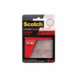 Scotch 051131-64284 Extreme Reclosable Fastener, 3 in L x 1 in W, Clear