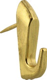 Hillman 122206 Push Pin Hanger, Brass