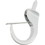 Hillman 122238 Safety Hook, 7/8 in, Steel, White, Price/each