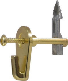 Hillman 122410 Mega Hook, 75 lb, Brass
