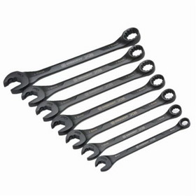Crescent X6 CX6RWM7 Combination Ratcheting Wrench Set, 7 Pieces, 8 to 17 mm, Black Oxide