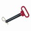 Campbell T3898910 Hitch Pin, 1/2 in Dia, 3-5/8 in L Usable, Forged Steel, Black Powder Coated/Red Vinyl, 5 Grade, Price/each