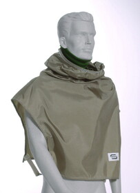 Bullard 88VX 28" Nylon Cape w/ Snap Hooks, Tan