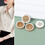 TOPTIE Small 2-Tone 4-Hole Resin Shirt Buttons, 18L (7/16 Inch) for Blouse Apparel Manufacturing