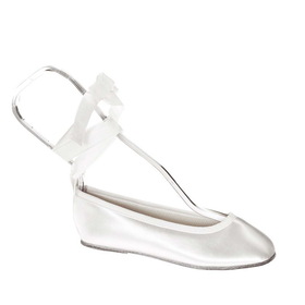 Touch Ups by Benjamin Walk Children's Gypsy Shoes Satin White
