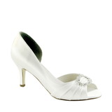 Touch Ups 318 Ivanna Shoe in White