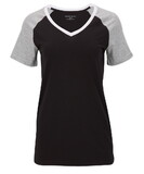 Boxercraft BW2204 Color Blocked V-Neck Tee