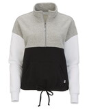 Boxercraft BW5206 Fleece Colorblock Quarter Zip