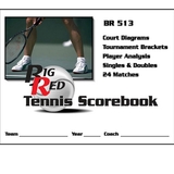 Blazer 5130 Tennis Scorebook 24 Matches
