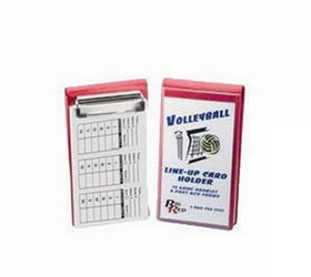 Blazer 5292 Line-Up Card Holder W/ 1 Dz Volleyball Cards