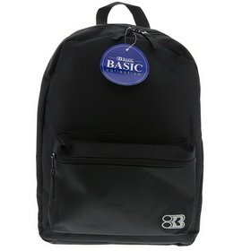 Bazic Products 1030 16" Black Basic Backpack