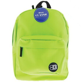 Bazic Products 1054 17" Lime Green Classic Backpack