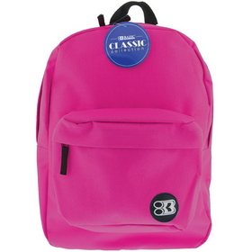 Bazic Products 1056 17" Fuchsia Classic Backpack