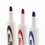 Bazic Products 1208 3 Assorted Color Chisel Tip Dry Erase Marker w/ Eraser - Pack of 24