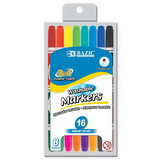 Bazic Products 1234 10 Double-Tip Washable Markers