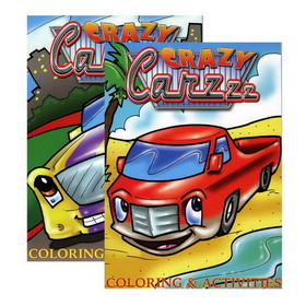 Bazic Products 12504 JUMBO CRAZY CARZZZ Coloring & Activity Books