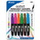 Bazic Products 1263 Fancy Colors Mini Fine Point Permanent Marker w/ Cap Clip (6/Pack) - Pack of 24