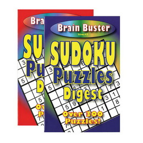 Bazic Products 13068 Brain Teasing Sudoku Puzzle Book Digest Size
