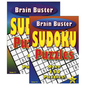 Bazic Products 13075 Brain Teaser Sudoku Puzzle Book