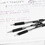 Bazic Products 17047 Spencer Black Retractable Pen w/ Cushion Grip (4/Pack) - Pack of 24