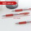 Bazic Products 17049 Spencer Red Retractable Pen w/ Cushion Grip (5/Pack) - Pack of 24