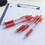 Bazic Products 17049 Spencer Red Retractable Pen w/ Cushion Grip (5/Pack) - Pack of 24