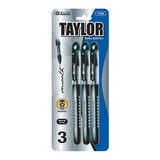 Bazic Products 1704 Taylor Black Rollerball Pen (3/Pack)