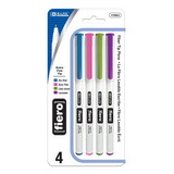 Bazic Products 17053 Fiero Fancy Color Fiber Tip Fineliner Pen (3/Pack)