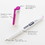 Bazic Products 17053 Fiero Fancy Color Fiber Tip Fineliner Pen (3/Pack) - Pack of 24