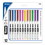 Bazic Products 17054 12 Color Fiero Fiber Tip Fineliner Pen - Pack of 12