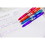 Bazic Products 17067 Frizz Assorted Color Erasable Gel Retractable Pen with Grip (3/Pack) - Pack of 24