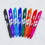 Bazic Products 17075 Frizz Fashion Color Erasable Gel Retractable Pen with Grip - Pack of 24