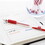Bazic Products 17089 Essence Gel-Pen Red w/ Cushion Grip (12/Box) - Pack of 12