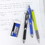 Bazic Products 1724 Ciel Oil-Gel Ink Retractable Pen w/ Rubberized Barrel & Metal Clip (2/Pack) - Pack of 24