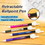 Bazic Products 1733 Reward Ballpoint Pen w/ Finger Topper (2/Pack) - Pack of 24