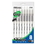Bazic Products 1736 Prima Black Stick Pen w/ Cushion Grip (8/Pack) - Pack of 24