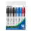 Bazic Products 1741 Nova Assorted Color Stick Pen (12/Pack) - Pack of 24