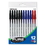 Bazic Products 1752 Pure Assorted Color Stick Pen (12/Pack) - Pack of 24