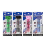 Bazic Products 1763 4-Color Neck Pen w/ Cushion Grip (2/Pack)