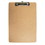 Bazic Products 1805 Standard Size Hardboard Clipboard w/ Low Profile Clip - Pack of 24