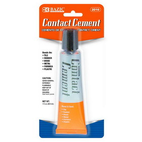 Bazic Products 2010 1 Oz. (30mL) Contact Cement Adhesive