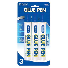 Bazic Products 2028 1.7 Oz. (50 mL) Glue Pen (3/Pack)