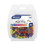 Bazic Products 206 Assorted Color Push Pins (100/Pack) - Pack of 24