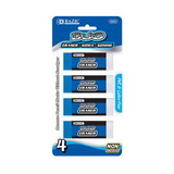 Bazic Products 2223 Two-Tone Eraser (4/Pack)