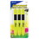 Bazic Products 2326 Yellow Desk Style Fluorescent Highlighters w/ Cushion Grip (3/Pack) - Pack of 24