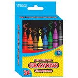 Bazic Products 2511 24 Color Premium Crayons