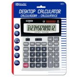 Bazic Products 3011 12-Digit Desktop Calculator w/ Profit Calculation & Tax Functions