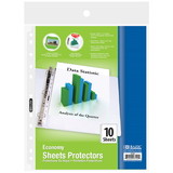 Bazic Products 3120 Economy Weight Top Loading Sheet Protectors (10/Pack)