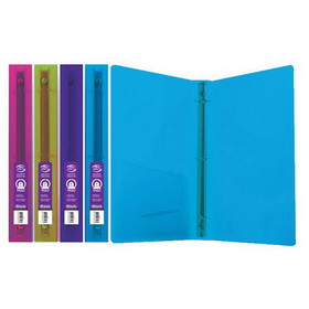Bazic Products 3128 1" Glitter Poly 3-Ring Binder w/ Pocket