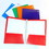 Bazic Products 3146 Laminated Bright Glossy Color 2-Pockets Portfolios w/ 3-Prong Fastener - Pack of 48